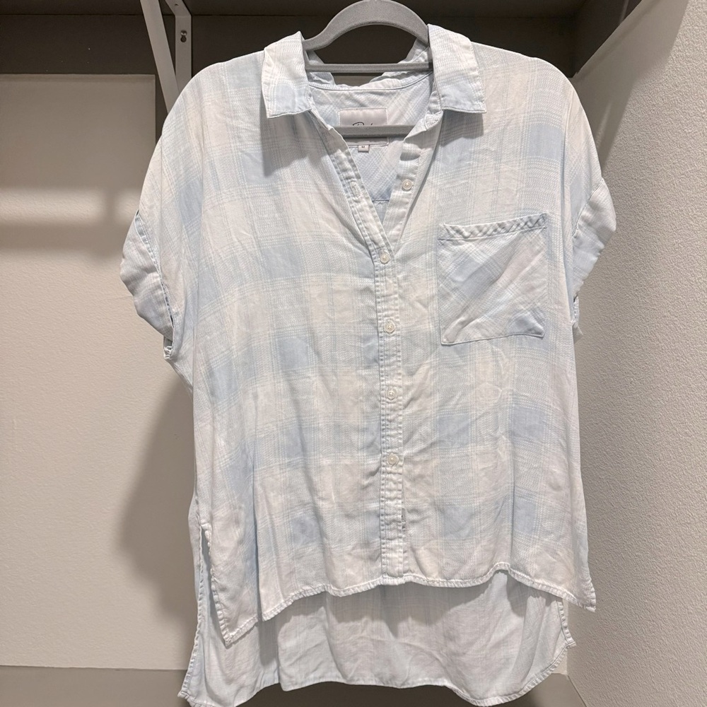 Rails Plaid Top